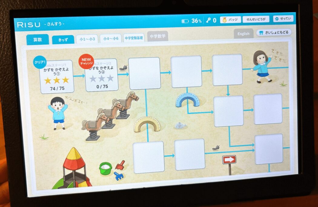 RISUきっずを年少3歳の息子とお試し！我が家の体験口コミ